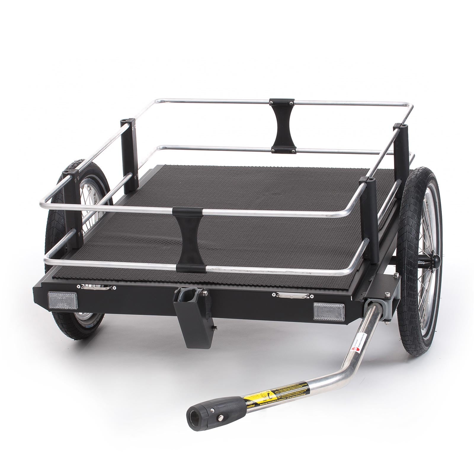 rollcart fahrradanhänger Roland Carrie M.e. mit Reling, Fahrrad Lastenanhänger, Alu