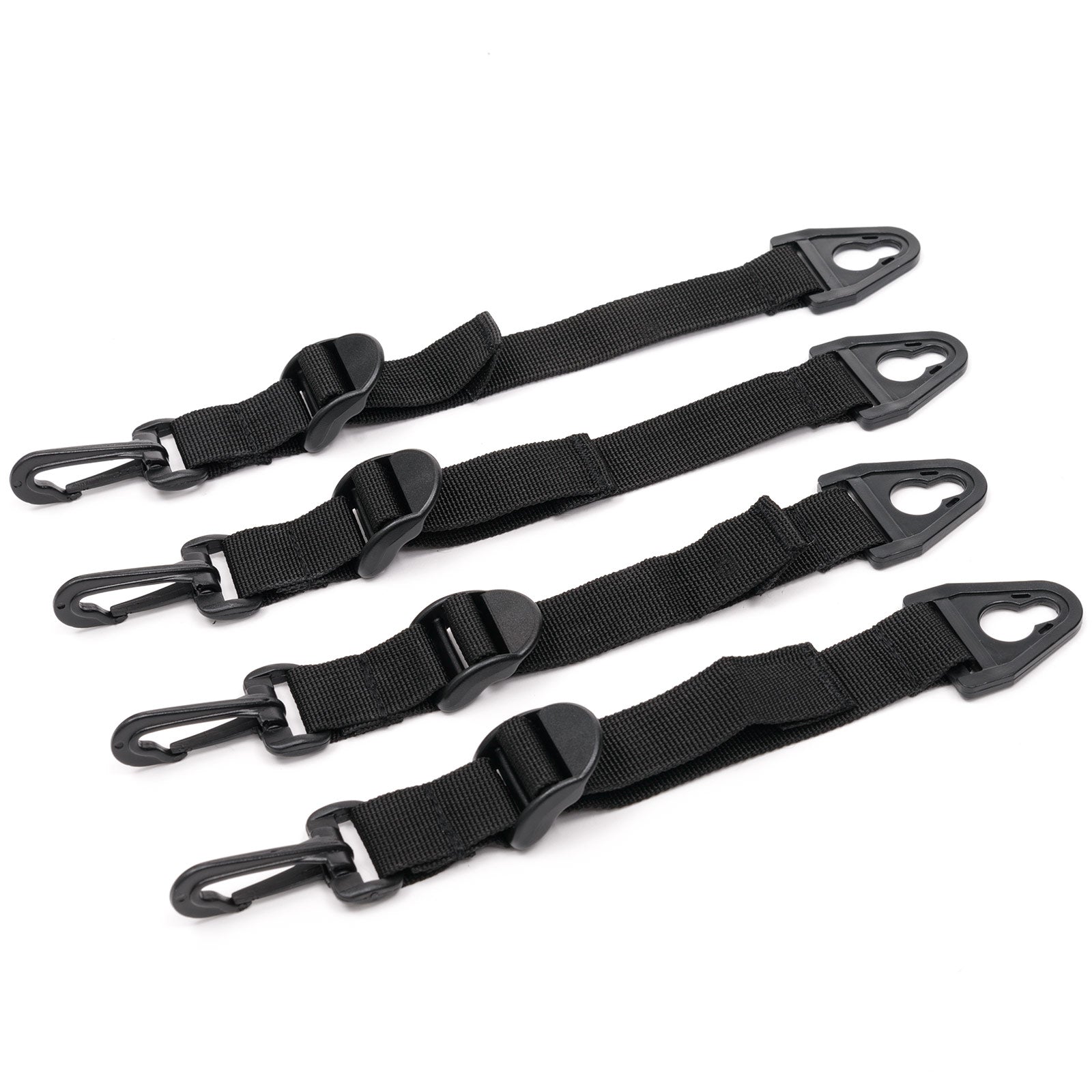 gurt fahrradanhänger qeedo Universal-Carabiner für Burley Travoy [4 Stück]