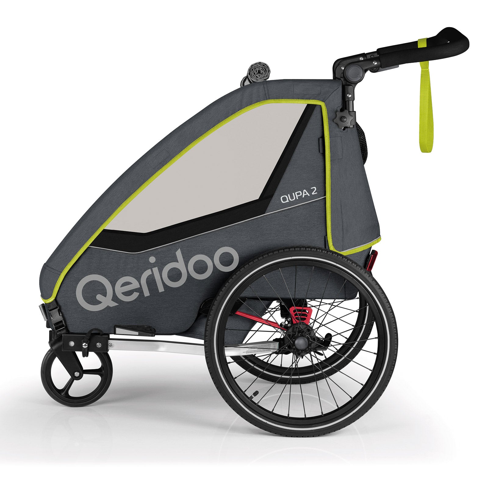 qeridoo hängematte gewicht Qeridoo QUPA 2 (2023) Kinderfahrradanhänger