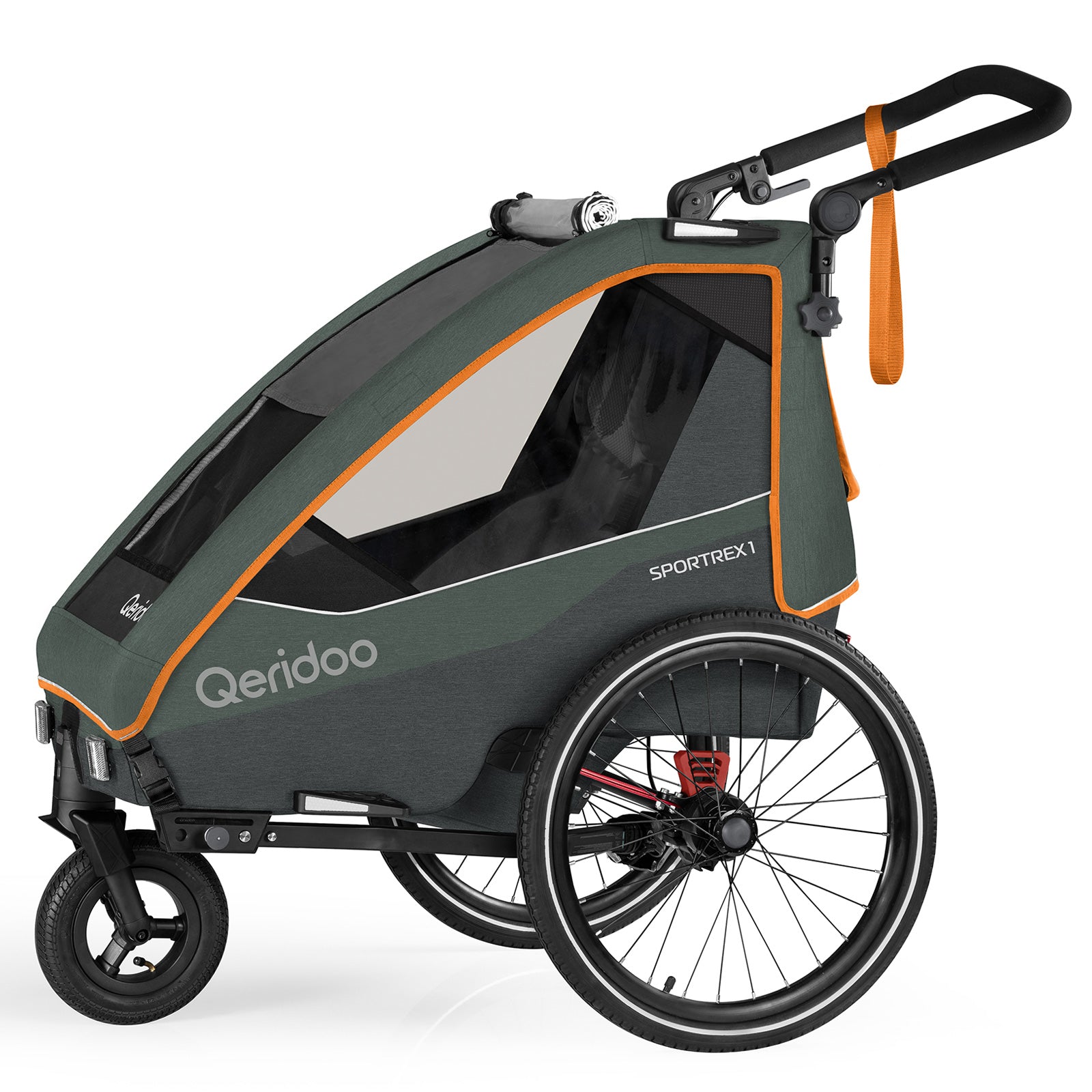 qeridoo fahrradanhänger erfahrungen Qeridoo Sportrex 1 Kinderanhänger
