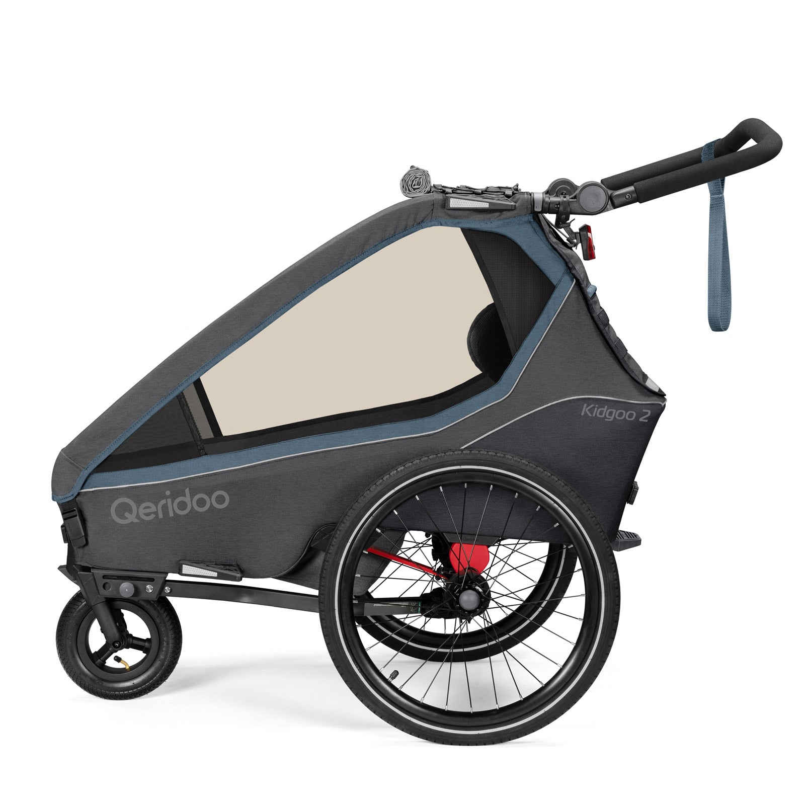 fahrradanhänger kidgoo2 Qeridoo Kidgoo2 Kinderfahrradanhänger (2023)